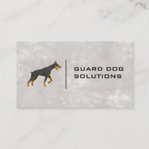 Black Dog   Animal Services Business Card