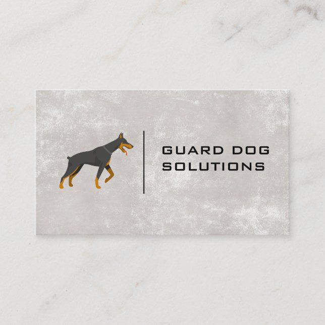 Black Dog | Animal Services Business Card (Front)
