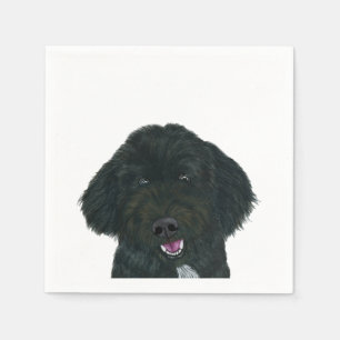 Black Dog Cocktail Napkins