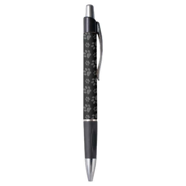 Black dog paw print (Bottom (Vertical))