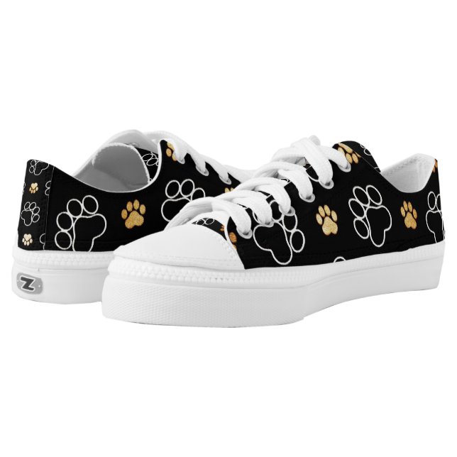 Dog paw hot sale print shoes