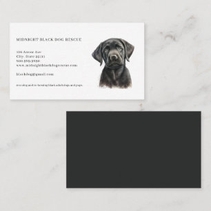 Black Dog Rescue Organisation Business Card