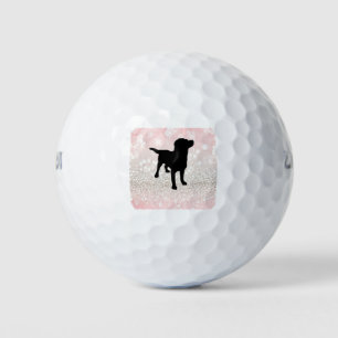 Black Dog Sparkle Golf Balls