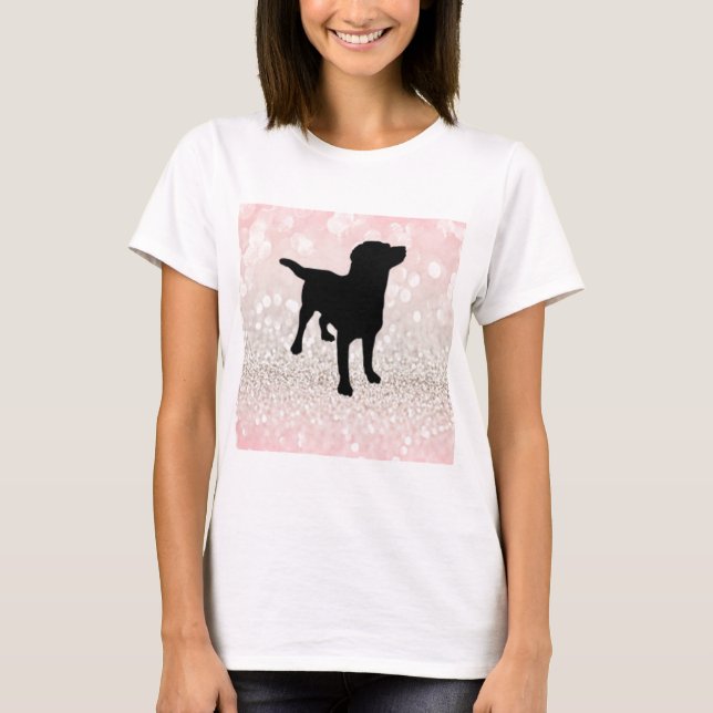Black Dog Sparkle T-Shirt (Front)