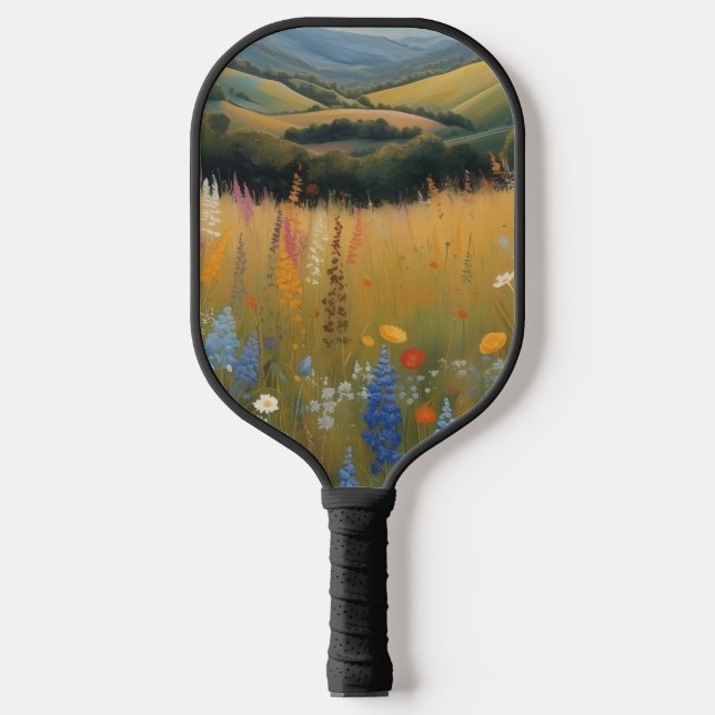 Black Dog Wildflower Pickleball Paddle (Front)
