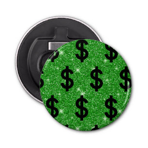 Black Dollar Sign Money Entrepreneur Wall Street Bottle Opener