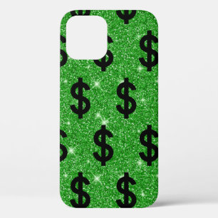Black Dollar Sign Money Entrepreneur Wall Street iPhone 12 Case