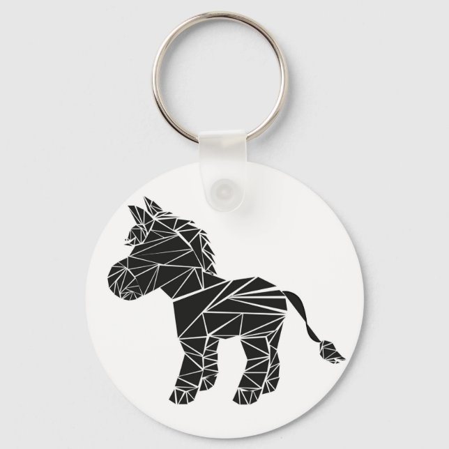 Black donkey key ring (Front)