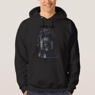 Black Doodle Dog Hoodie