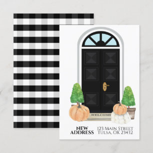 Black Door Pumpkin Moving Announcement