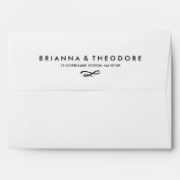 Black Dot Liner with Return Address