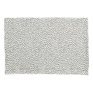 Black Dot Pattern Pillowcase