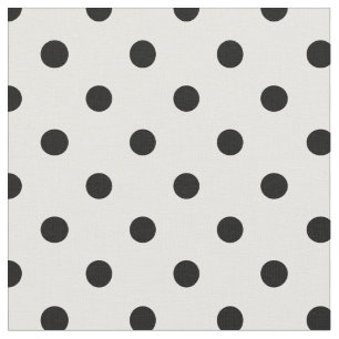 Black Dots Fabric