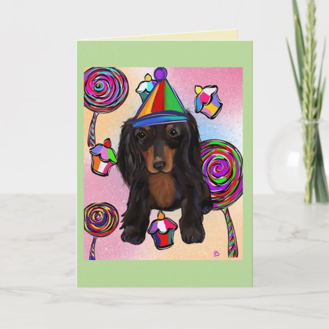 Black Doxie Card (Front)