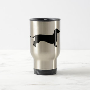 Black Doxie Travel Mug