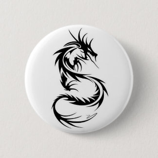 Black Dragon 6 Cm Round Badge