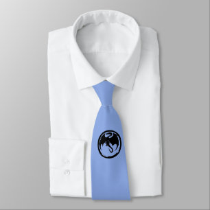 Black Dragon Blue necktie
