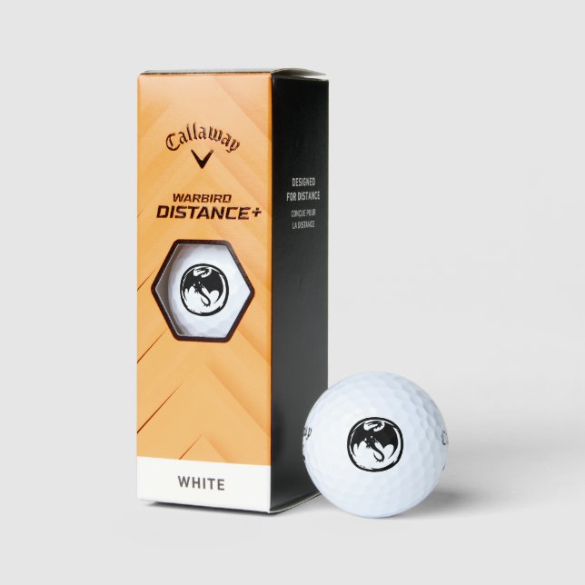 Black Dragon Callaway Warbird golf balls 3 pk (Packaging)