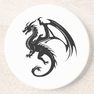 Black dragon coaster