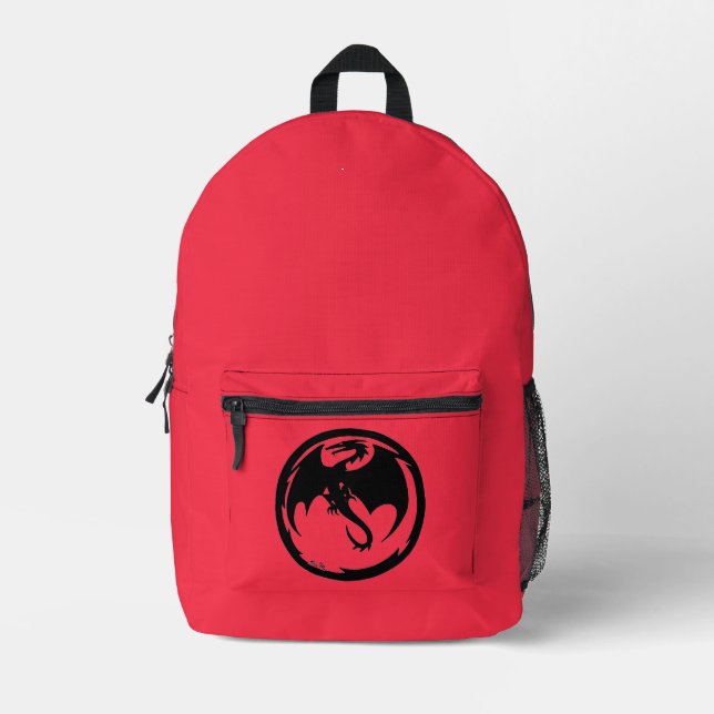 Black Dragon coral backpack (Front)