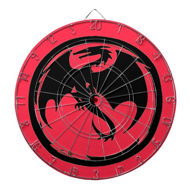 Black Dragon coral dartboard (Front)