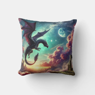 Black Dragon Cushion