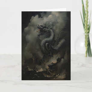 Black Dragon Dark Academia, Chinese New Year Card