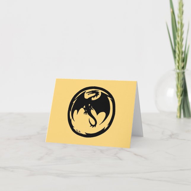 Black Dragon gold card (Front)