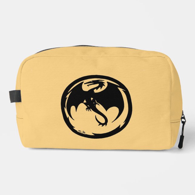 Black Dragon gold dopp kit (Front)