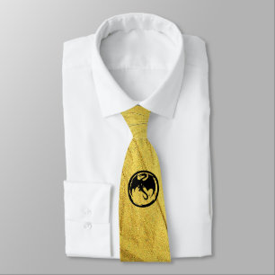 Black Dragon Gold Vein necktie