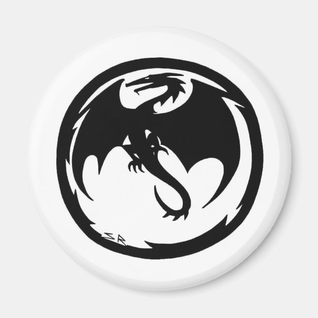 Black Dragon magnet (Front)