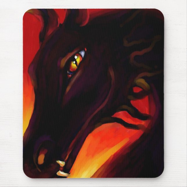 Black Dragon Mousepad (Front)