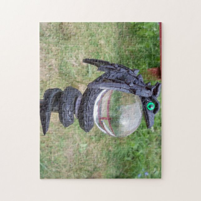 Black dragon orb puzzle (Vertical)