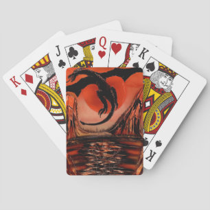 Black Dragon Playing Cards