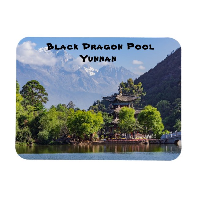 Black Dragon Pool - Yunnan, China Magnet (Horizontal)