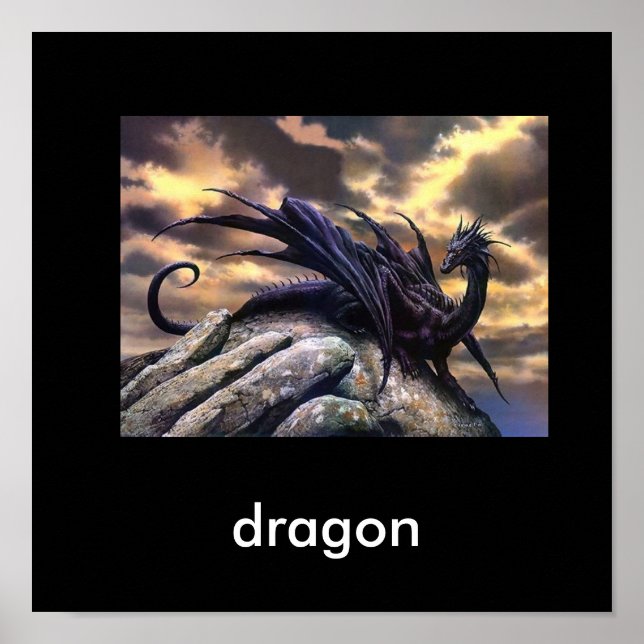 black dragon poster (Front)