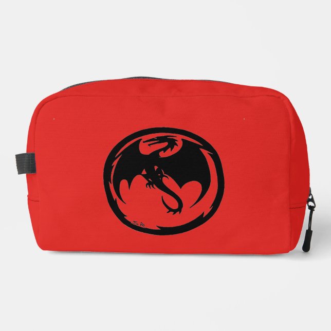 Black Dragon red dopp kit (Front)