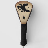 Black Dragon Rustic Background Initial