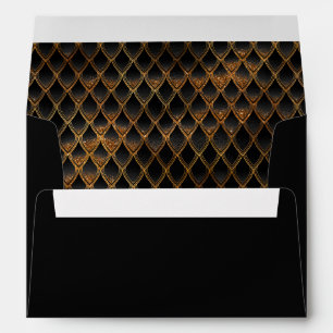 Black Dragon Scales Envelope