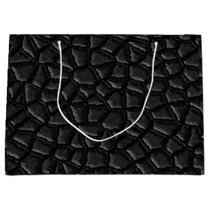 Black Dragon Scales Father's Day Large Gift Bag