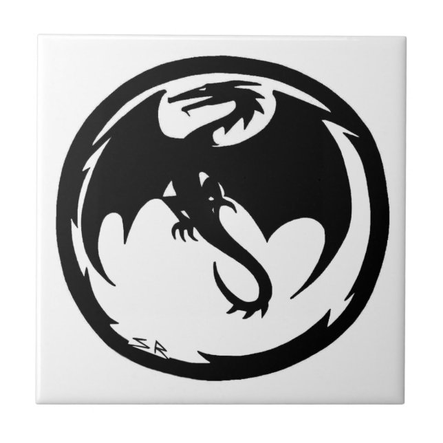 Black Dragon small tile (Front)