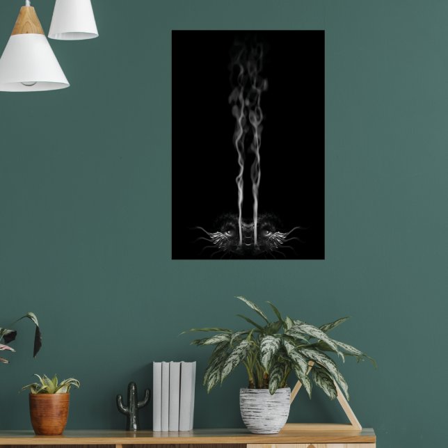 Black Dragon Smoke Poster (Living Room 1)