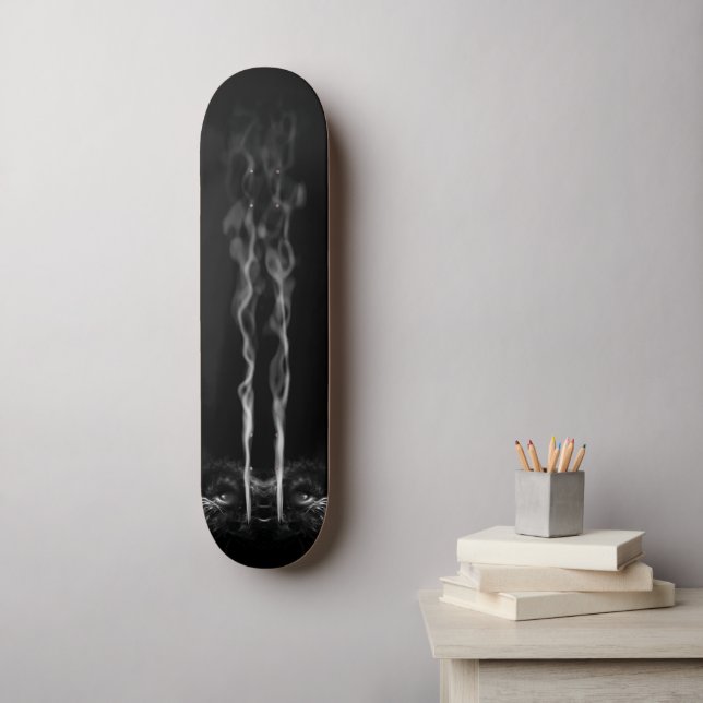Black Dragon Smoke Skateboard (Wall Art)