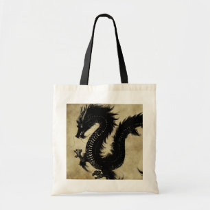 Black Dragon Tote Bag