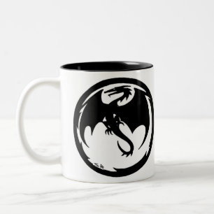 Black Dragon two tone mug