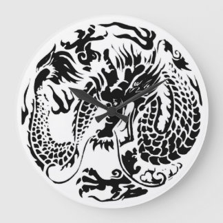 Black Dragon Wall Clock