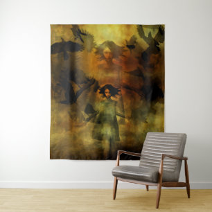 black Dreams Tapestry