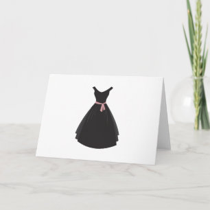 Black Dress Card