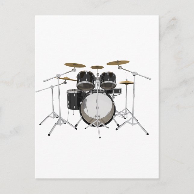 Black Drum Kit: Postcard (Front)