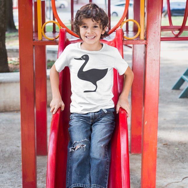 Black Duck Bird Icon T-Shirt (Creator Uploaded)